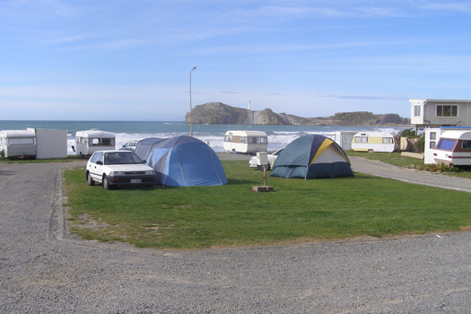 Camping at Castlepoint Holiday Park